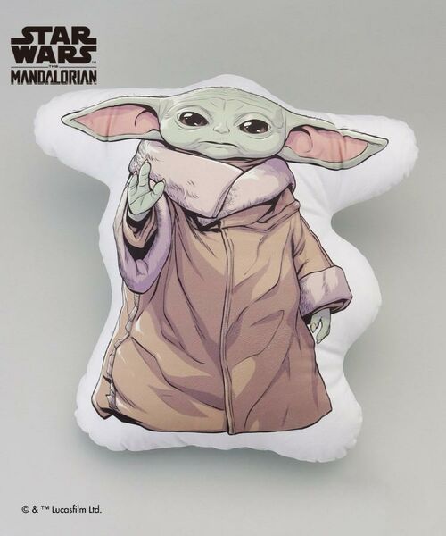 212 KITCHEN STORE / トゥーワントゥーキッチン ストア その他 | ダイカットクッション グローグー ＜STAR WARS スター・ウォーズ ＞ | 詳細1