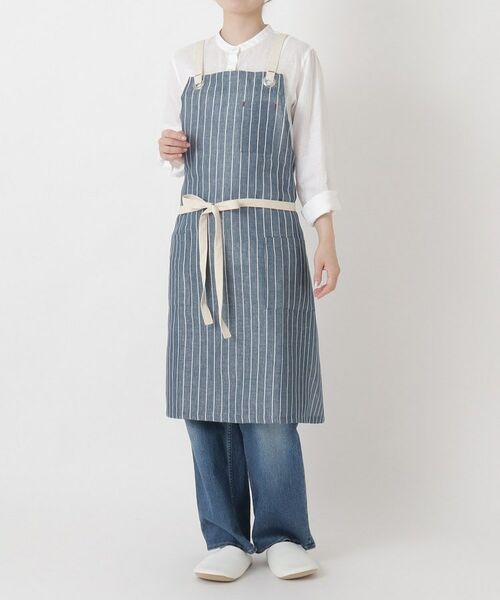 212 KITCHEN STORE / トゥーワントゥーキッチン ストア インテリア・生活雑貨・ホビー・ステーショナリー | 綿麻 ストライプ エプロン NV | 詳細12