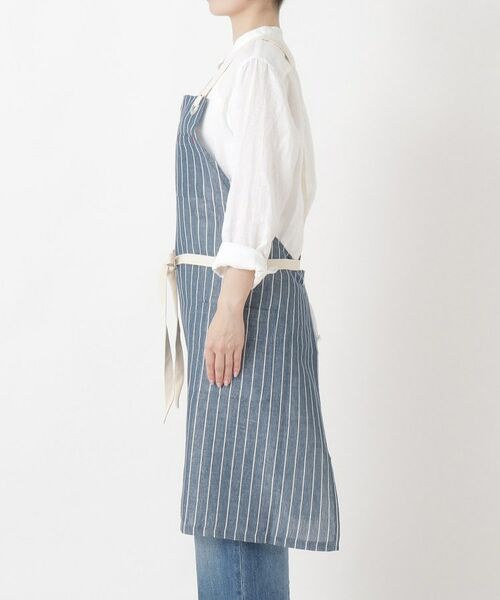 212 KITCHEN STORE / トゥーワントゥーキッチン ストア インテリア・生活雑貨・ホビー・ステーショナリー | 綿麻 ストライプ エプロン NV | 詳細2