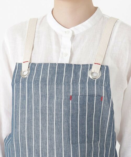 212 KITCHEN STORE / トゥーワントゥーキッチン ストア インテリア・生活雑貨・ホビー・ステーショナリー | 綿麻 ストライプ エプロン NV | 詳細4