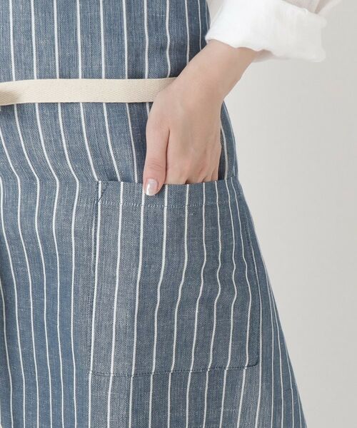 212 KITCHEN STORE / トゥーワントゥーキッチン ストア インテリア・生活雑貨・ホビー・ステーショナリー | 綿麻 ストライプ エプロン NV | 詳細7