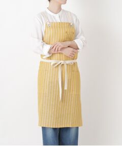 212 KITCHEN STORE / トゥーワントゥーキッチン ストア インテリア・生活雑貨・ホビー・ステーショナリー | 綿麻 ストライプ エプロン YE
