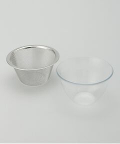 212 KITCHEN STORE / トゥーワントゥーキッチン ストア キッチンツール | ガラスのようなボウル&ステンレスザル平縁15cm ＜365methods サンロクゴメソッド＞