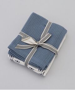 212 KITCHEN STORE / トゥーワントゥーキッチン ストア インテリア・生活雑貨・ホビー・ステーショナリー | 100% COTTON キッチンクロス ワッフル2枚セット BL ＜212Kオリジナル＞
