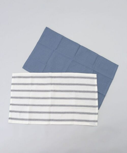 212 KITCHEN STORE / トゥーワントゥーキッチン ストア インテリア・生活雑貨・ホビー・ステーショナリー | 100% COTTON キッチンクロス ワッフル2枚セット BL ＜212Kオリジナル＞ | 詳細2
