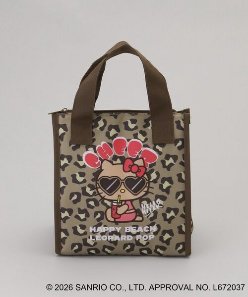 212 KITCHEN STORE / トゥーワントゥーキッチン ストア その他 | 日焼けハローキティ 三角マチ保冷バッグ LEOPARD BR | 詳細1