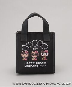 212 KITCHEN STORE / トゥーワントゥーキッチン ストア その他 | 日焼けハローキティ 三角マチ保冷バッグ LEOPARD BK