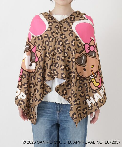 212 KITCHEN STORE / トゥーワントゥーキッチン ストア その他 | 日焼けハローキティ 冷感タオルポンチョ LEOPARD BR | 詳細1
