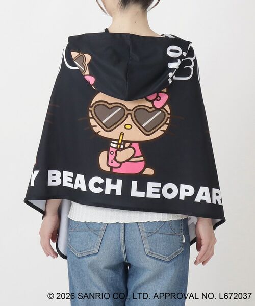 212 KITCHEN STORE / トゥーワントゥーキッチン ストア その他 | 日焼けハローキティ 冷感タオルポンチョ LEOPARD BK | 詳細3