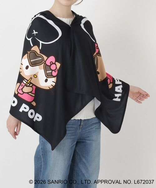 212 KITCHEN STORE / トゥーワントゥーキッチン ストア その他 | 日焼けハローキティ 冷感タオルポンチョ LEOPARD BK（その他）