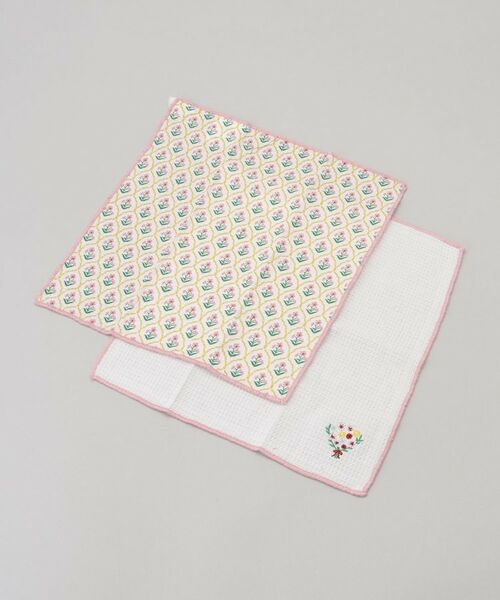 212 KITCHEN STORE / トゥーワントゥーキッチン ストア インテリア・生活雑貨・ホビー・ステーショナリー | ディッシュクロス2P ピンクブーケ LPK | 詳細1
