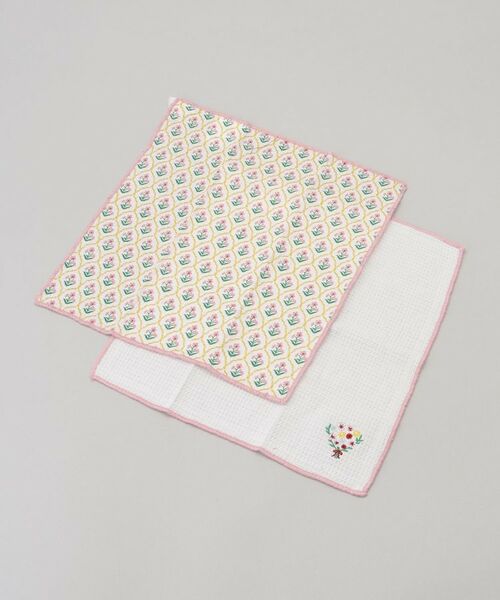 212 KITCHEN STORE / トゥーワントゥーキッチン ストア インテリア・生活雑貨・ホビー・ステーショナリー | ディッシュクロス2P ピンクブーケ LPK（その他）