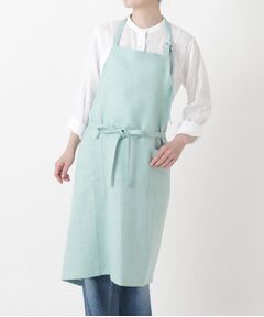 212 KITCHEN STORE / トゥーワントゥーキッチン ストア インテリア・生活雑貨・ホビー・ステーショナリー | リネンのネックエプロン フリー ミント ＜LINEN&BASIC リネンアンドベーシック＞