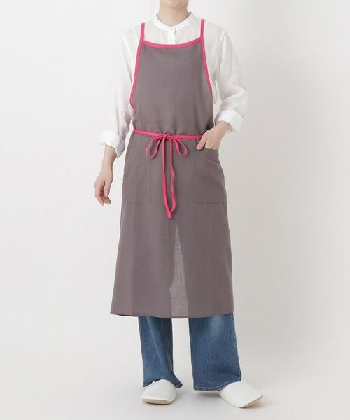 212 KITCHEN STORE / トゥーワントゥーキッチン ストア インテリア・生活雑貨・ホビー・ステーショナリー | Marika バイカラーエプロン グレー | 詳細11