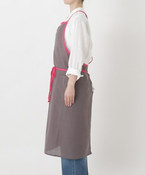 212 KITCHEN STORE / トゥーワントゥーキッチン ストア インテリア・生活雑貨・ホビー・ステーショナリー | Marika バイカラーエプロン グレー | 詳細2