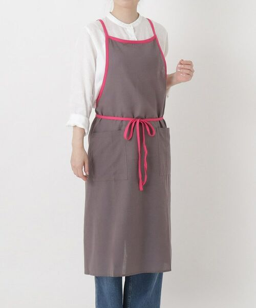 212 KITCHEN STORE / トゥーワントゥーキッチン ストア インテリア・生活雑貨・ホビー・ステーショナリー | Marika バイカラーエプロン グレー（その他）