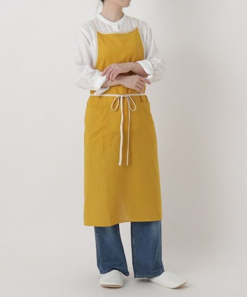 212 KITCHEN STORE / トゥーワントゥーキッチン ストア インテリア・生活雑貨・ホビー・ステーショナリー | Marika バイカラーエプロン マスタード | 詳細11