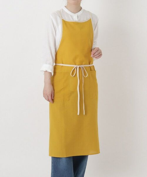 212 KITCHEN STORE / トゥーワントゥーキッチン ストア インテリア・生活雑貨・ホビー・ステーショナリー | Marika バイカラーエプロン マスタード（その他）