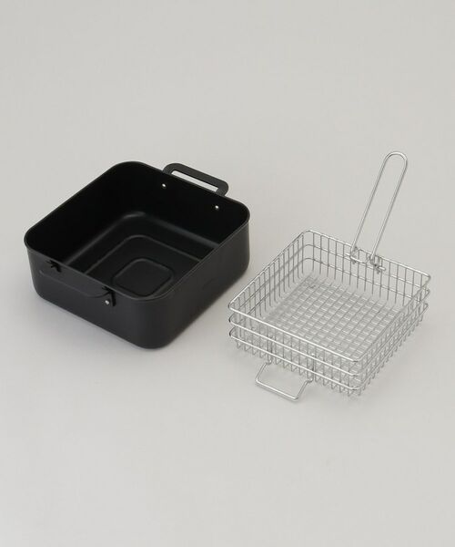 212 KITCHEN STORE / トゥーワントゥーキッチン ストア キッチンツール | 鉄製正方型揚げ鍋20×20cm フライヤー付 | 詳細4