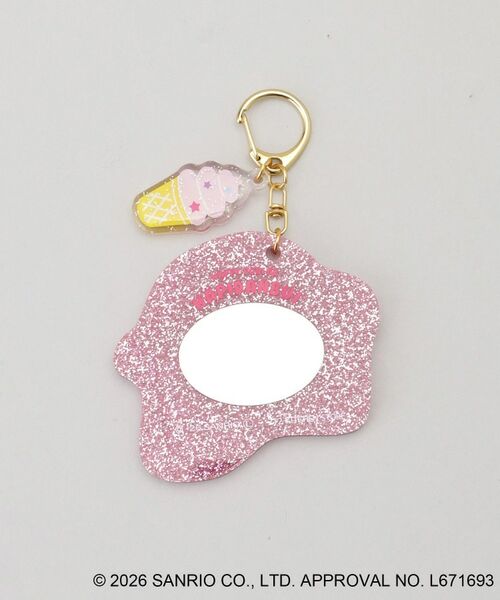 212 KITCHEN STORE / トゥーワントゥーキッチン ストア その他 | ミラー付きキーリング ピンク HAPIDANBUI ＜Sanrio サンリオ＞ | 詳細2