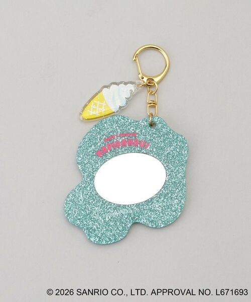 212 KITCHEN STORE / トゥーワントゥーキッチン ストア その他 | ミラー付きキーリング グリーン HAPIDANBUI ＜Sanrio サンリオ＞ | 詳細2