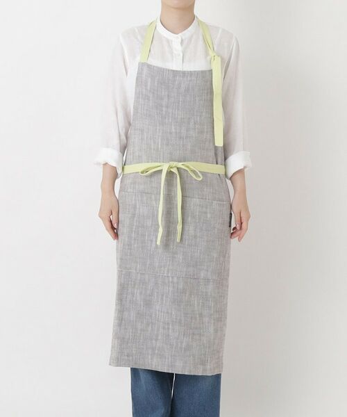 212 KITCHEN STORE / トゥーワントゥーキッチン ストア インテリア・生活雑貨・ホビー・ステーショナリー | シャンブレーエプロン GY | 詳細1
