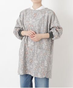 212 KITCHEN STORE / トゥーワントゥーキッチン ストア インテリア・生活雑貨・ホビー・ステーショナリー | クサバナ 花びらリブ袖かっぽうぎ GY