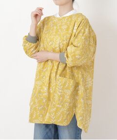 212 KITCHEN STORE / トゥーワントゥーキッチン ストア インテリア・生活雑貨・ホビー・ステーショナリー | クサバナ 花びらリブ袖かっぽうぎ YE