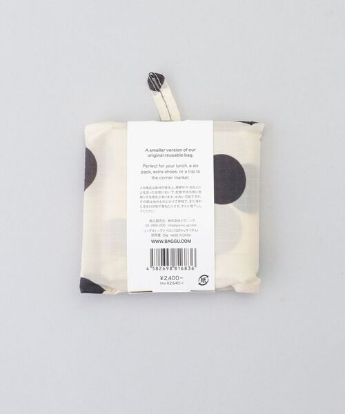 212 KITCHEN STORE / トゥーワントゥーキッチン ストア バッグ | BABY BAGGU ブラックドット ＜BAGGU バグー＞ | 詳細9
