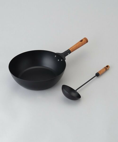 212 KITCHEN STORE / トゥーワントゥーキッチン ストア キッチンツール | バーニスタ 鉄製いため鍋28cm お玉付（その他）