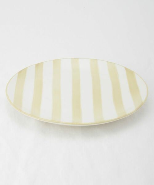 212 KITCHEN STORE / トゥーワントゥーキッチン ストア 食器 | ストライプ プレート YE | 詳細1