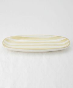 212 KITCHEN STORE / トゥーワントゥーキッチン ストア 食器 | ストライプ オーバルプレート YE