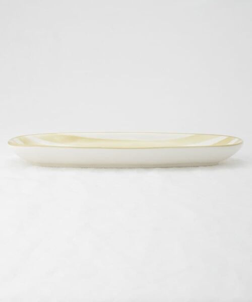 212 KITCHEN STORE / トゥーワントゥーキッチン ストア 食器 | ストライプ オーバルプレート YE | 詳細2