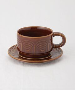212 KITCHEN STORE / トゥーワントゥーキッチン ストア グラス・マグカップ | シャロン カップ&ソーサー210ml オータムブラウン