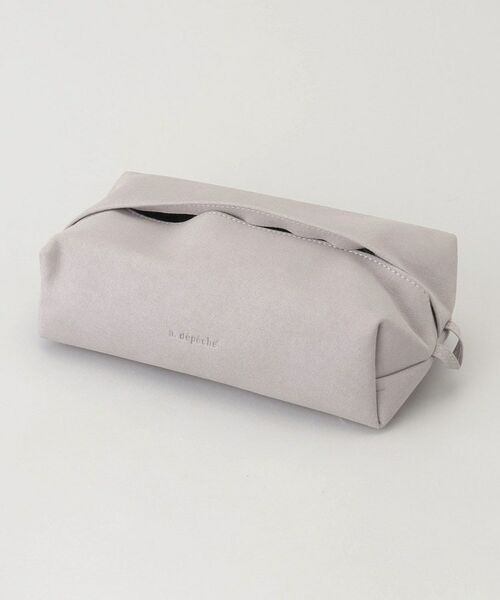 212 KITCHEN STORE / トゥーワントゥーキッチン ストア バッグ | a.depeche アデペシュ フェルメ ティッシュカバー スエード グレー（その他）