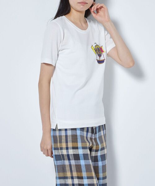 セール】 プリントTシャツ （Tシャツ）｜49AV.junko shimada