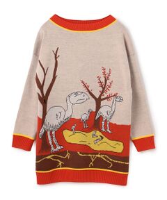 49AV.junko shimada / フォーティナインアベニュージュンコシマダ ニット・セーター | ダイナソージャカードニットプルオーバー