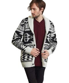 5351POUR LES HOMMES / 5351プール・オム カーディガン・ボレロ | トライバルジャガードカウチンニット