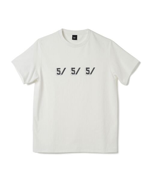 5351POUR LES HOMMES / 5351プール・オム Tシャツ | 【5/】5/5/5/ Tシャツ | 詳細1