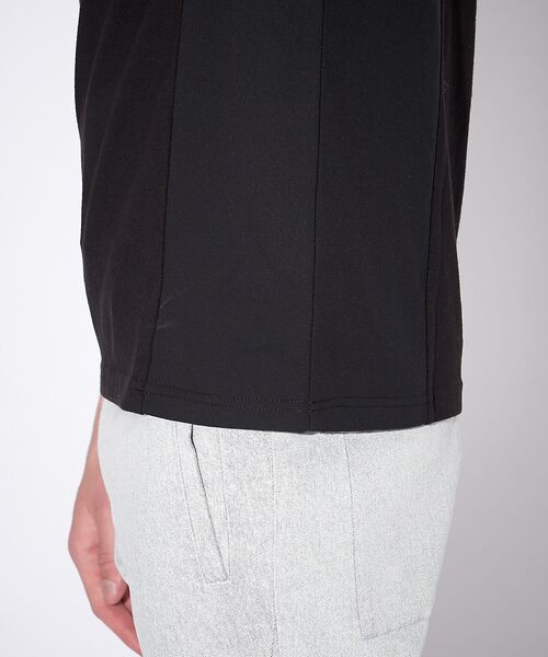 5351POUR LES HOMMES / 5351プール・オム Tシャツ | 異素材ガゼット半袖Ｔシャツ | 詳細7