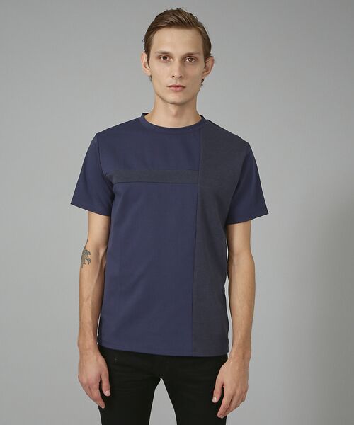 5351POUR LES HOMMES / 5351プール・オム Tシャツ | 【BLANC】異素材切り替え半袖Tシャツ | 詳細4