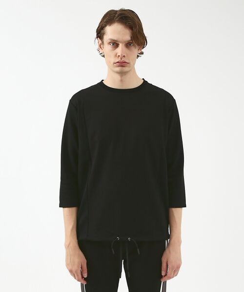 5351POUR LES HOMMES / 5351プール・オム Tシャツ | フロント切り替え七分袖 | 詳細8