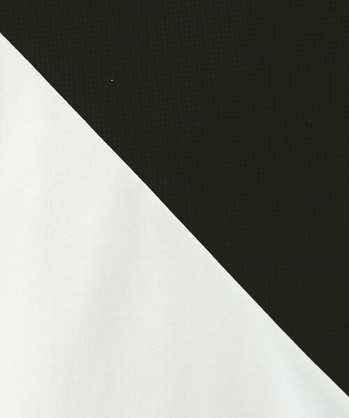 5351POUR LES HOMMES / 5351プール・オム Tシャツ | 異素材スラッシュ七分袖Tシャツ | 詳細1