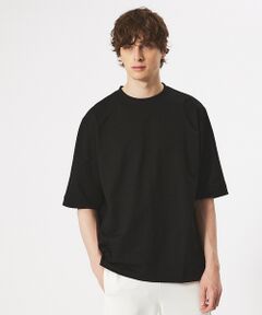 リブコンビネーション ビッグシルエット Tシャツ