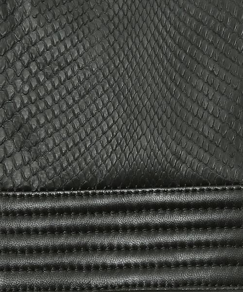 ブラックパイソングローブ新品未使用タグ付 shellac パイソングローブ 蛇 手袋 革 黒 5351