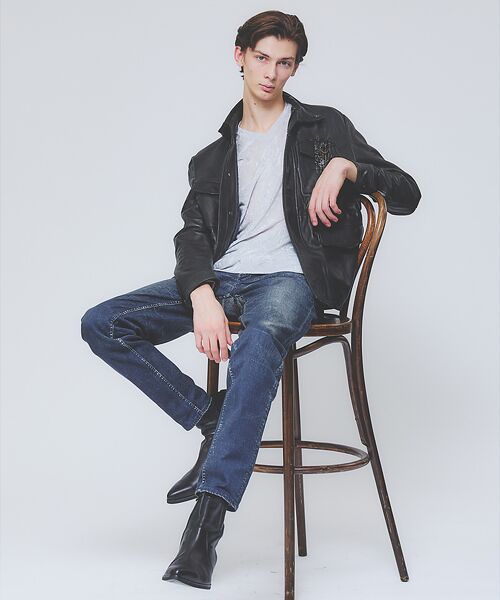 5351POUR LES HOMMES / 5351プール・オム ブーツ(ショート丈) | ハイヒール ポインテッド サイドジップ ブーツ | 詳細18