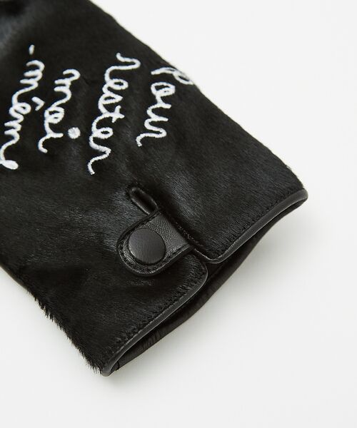5351POUR LES HOMMES / 5351プール・オム 手袋 | 【40周年】エンブロイダリー刺繍 レザーグローブ【予約】 | 詳細8