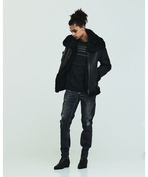 5351POUR LES HOMMES / 5351プール・オム ニット・セーター | デジタルジャガード クルーネックニット | 詳細10