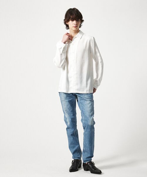 5351POUR LES HOMMES / 5351プール・オム シャツ・ブラウス | 【25S/S】ジャガード 長袖 シャツ | 詳細4