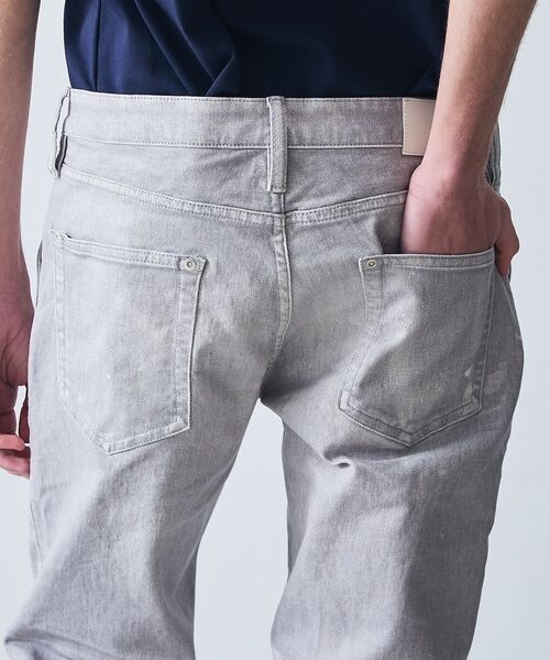 5351POUR LES HOMMES / 5351プール・オム デニムパンツ | プリント テーパード デニム パンツ / オリジナルバンダナ付き | 詳細15